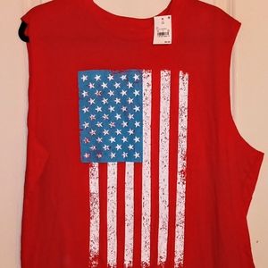 NWT American Flag shirt